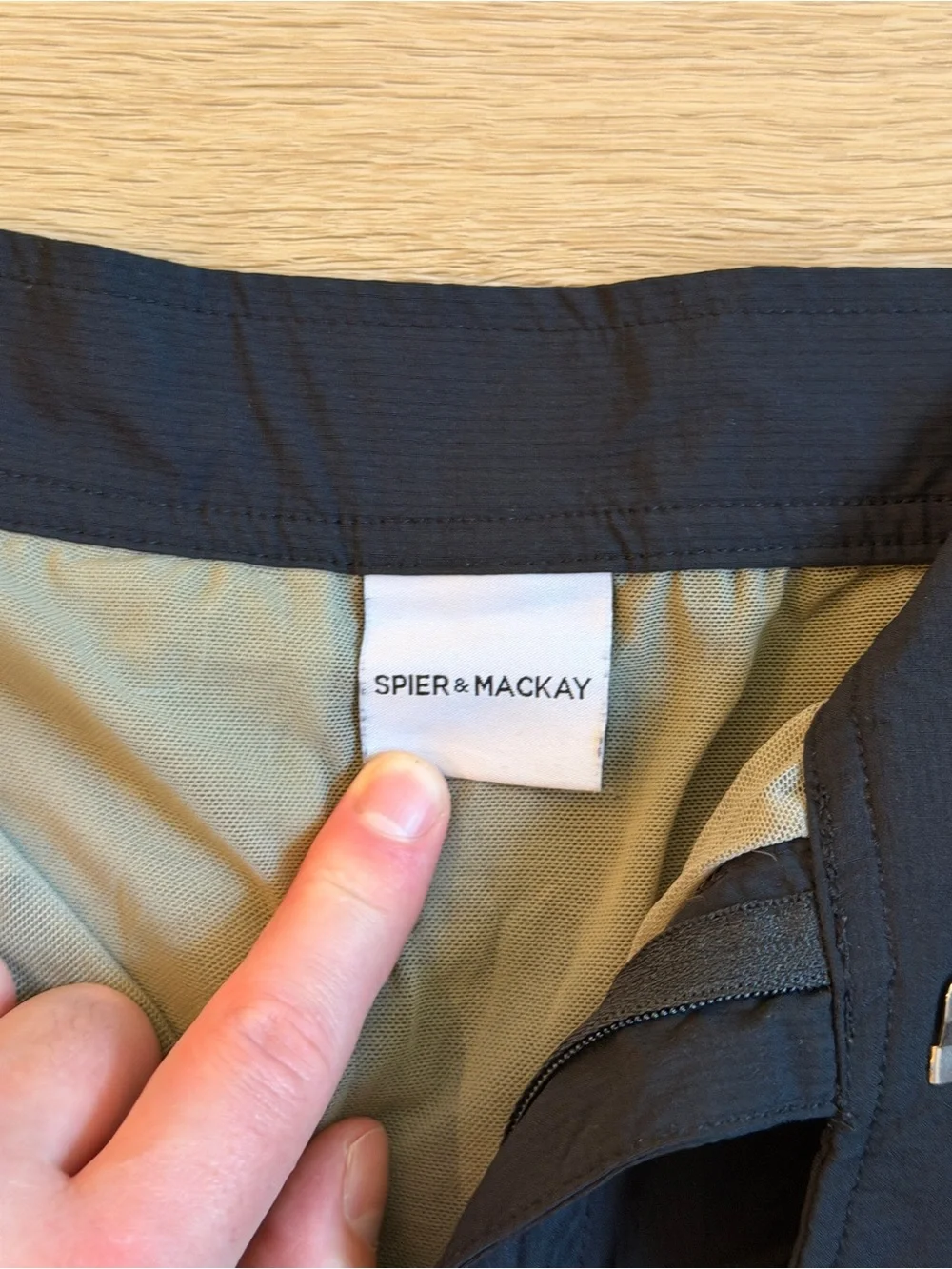 Spier & McKay Black Tailored Swim Trunk